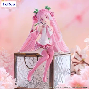 Hatsune Miku Estatua PVC Noodle Stopper Sakura Miku 2024 Pearl Color Ver. 15 cm