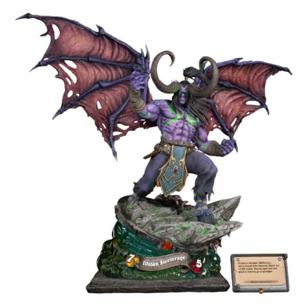 Hearthstone Estatua Illidan Stormrage 55 cm