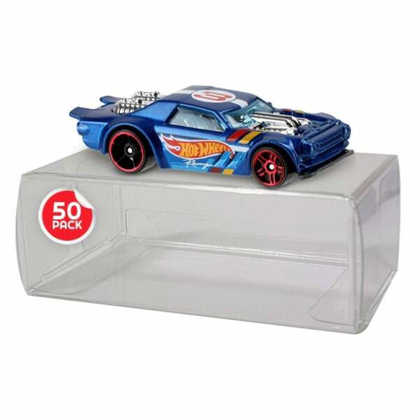 Hot Wheels Caja de PET pack de 50 Protector para Matchbox Cars