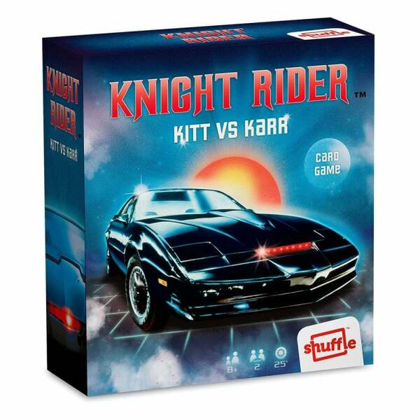 Knight Rider Juego de Cartas Kitt vs. Karr Retro