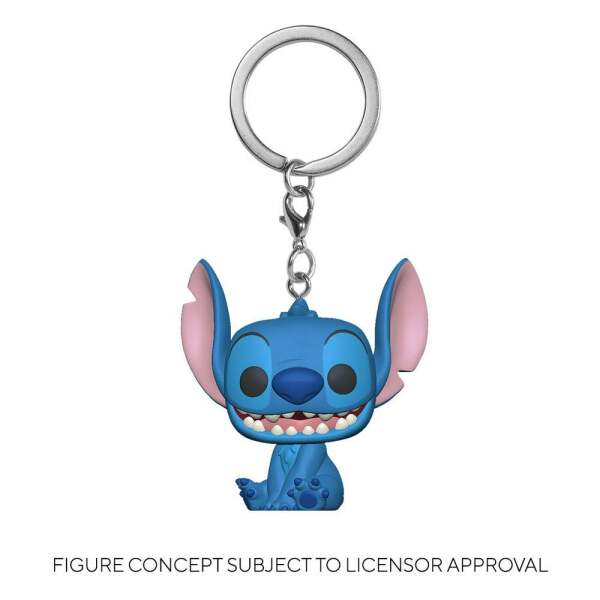 Lilo & Stitch Llaveros Pocket POP! Vinyl Stitch 4 cm Expositor (12)