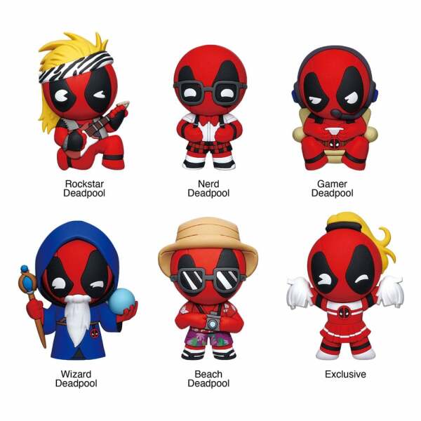 Marvel Imáns 3D Deadpool Classic Series 1 Expositor (12)