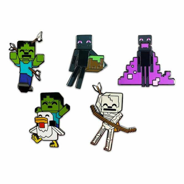 Minecraft Chapas esmaltadas Set #2 5 cm (6)