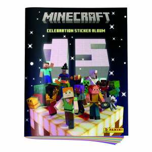 Minecraft Sticker Collection Álbum para Cromos 15th Anniversary Celebration *Edición Alemán*