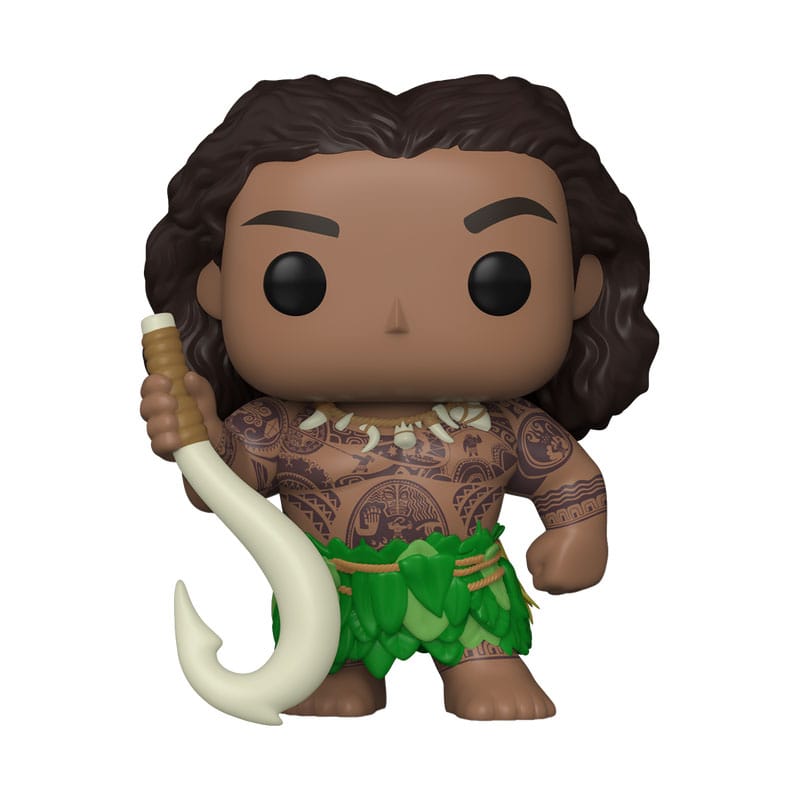 Moana 2 Figura POP! & Buddy Vinyl Maui with Fish Hook 9 cm