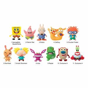 Nickelodeon Classics Colgantes PVC 3D Series 1 Expositor (24)