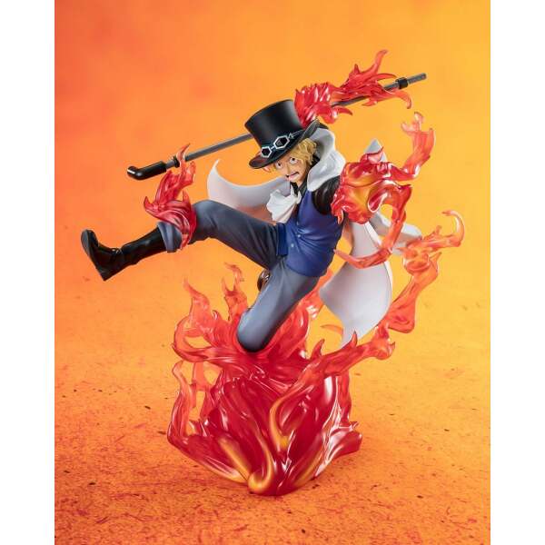 One Piece Figuarts ZERO Extra Battle Estatua PVC Sabo Fire Fist Rook Check 19 cm