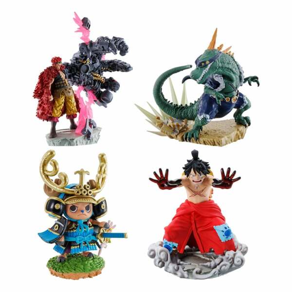 One Piece Petitrama Estatua PVC Logbox Re Birth Wanokuni Vol. 2 Set 9 cm