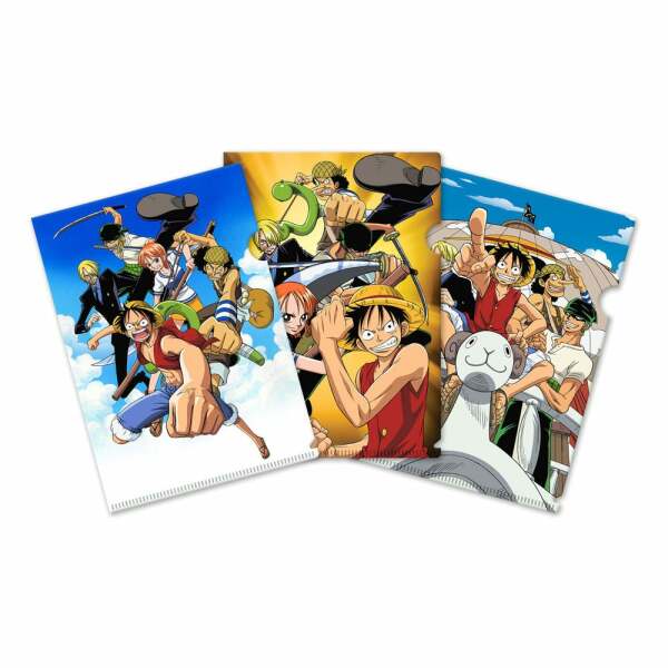 One Piece Set de 3 Fundas transparentes Classic Adventures