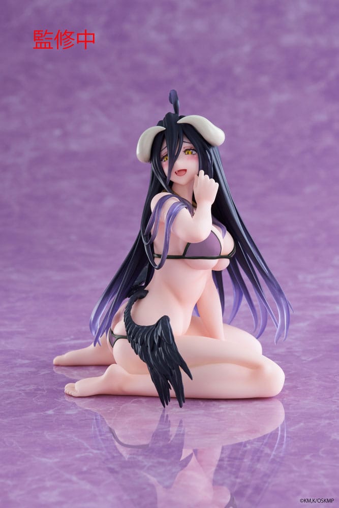 Overlord IV Estatua PVC Desktop Albedo Swimsuit Ver. Renewal Edition 13 cm