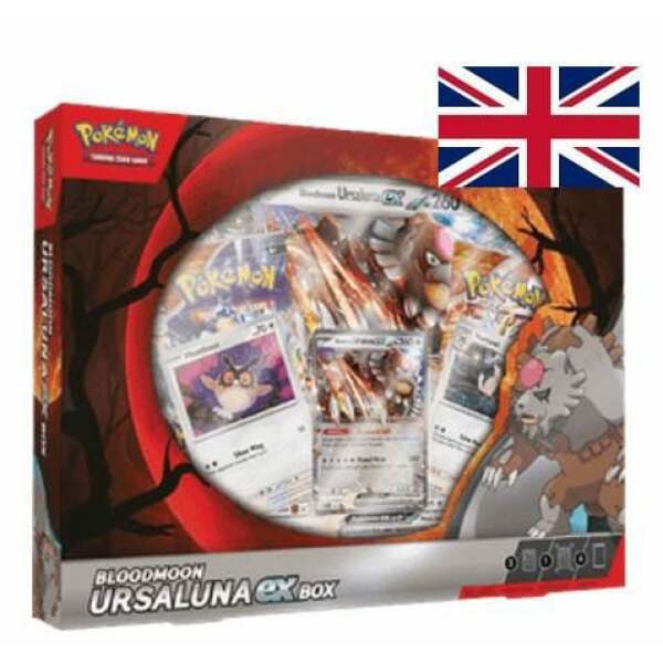 Pokémon TCG Bloodmoon Ursaluna EX Box November 2024 *Edición Inglés*