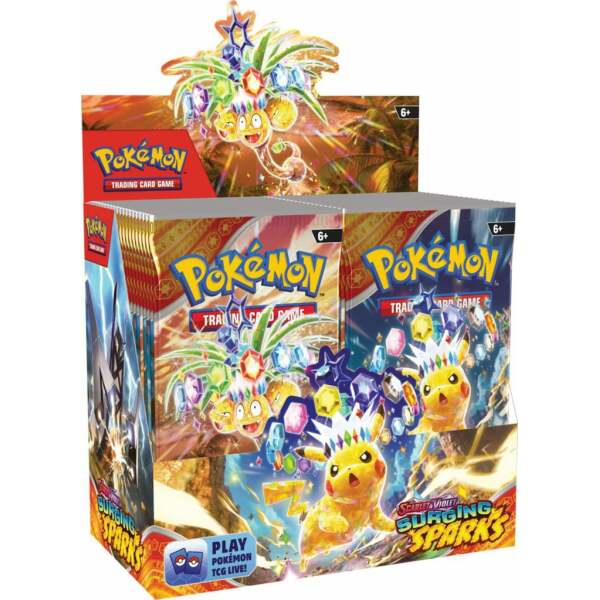 Pokémon TCG Scarlet & Violet 08 Surging Sparks sobres Expositor (36) *INGLÉS*