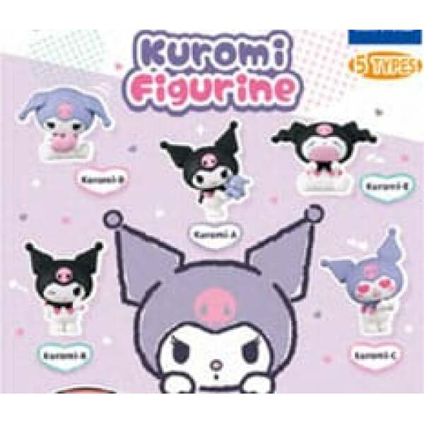 Sanrio Minifiguras Twinchees Kuromi 5 cm Expositor (24)