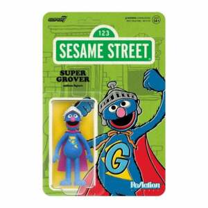 Sesame Street Figura ReAction Wave 03 Super Grover 10 cm