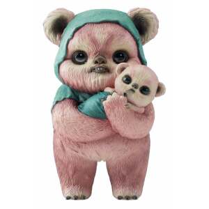 Star Wars Estatua de diseñador Ewok by Mab Graves Pink Variant 18 cm