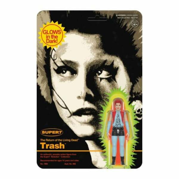 The Return of the Living Dead Figura ReAction Wave 04 Trash (Monster Glow) 10 cm