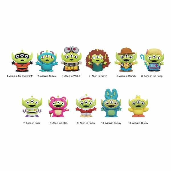 Toy Story Colgantes PVC 3D Alien Remix Series 1 Expositor (24)