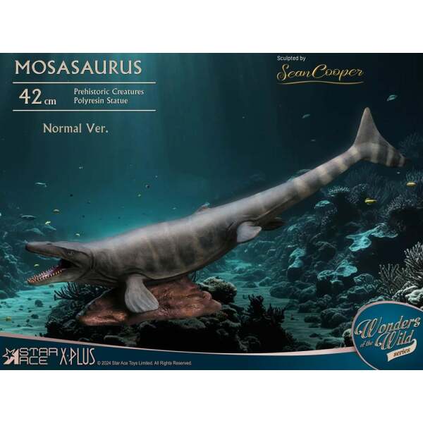 Wonders of the Wild Estatua Mosasaurus (NX) 42 cm