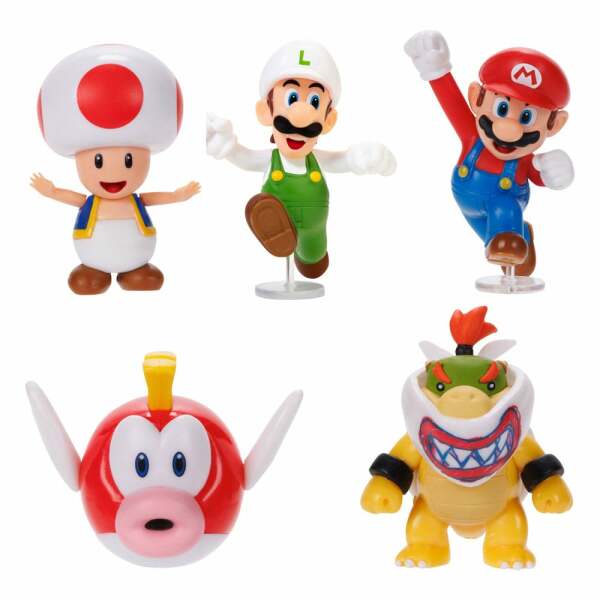 World of Nintendo Figuras Super Mario Wave 53 6 cm Surtido (8)