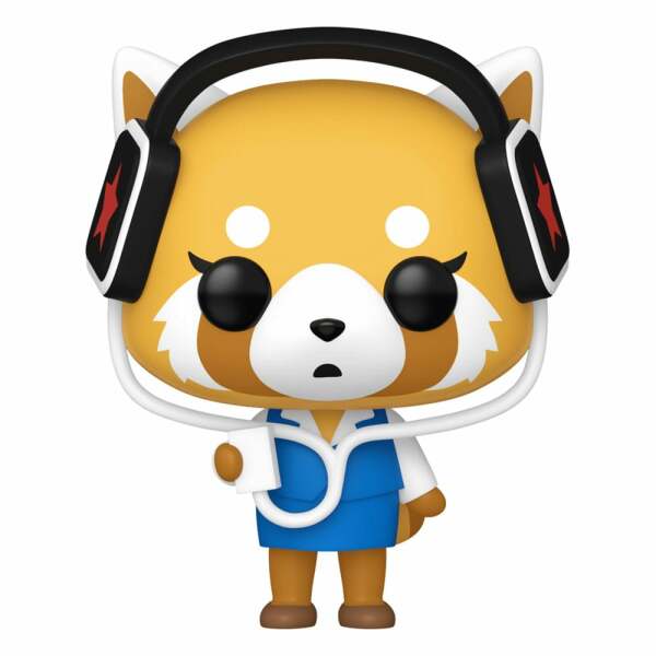 Sanrio Figura POP! Animation Vinyl Aggretsuko w/headphones 9 cm