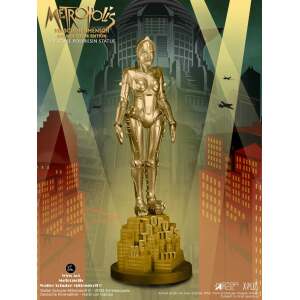 Metropolis Estatua 1/4 Maschinenmensch Metallic Gold 40 cm