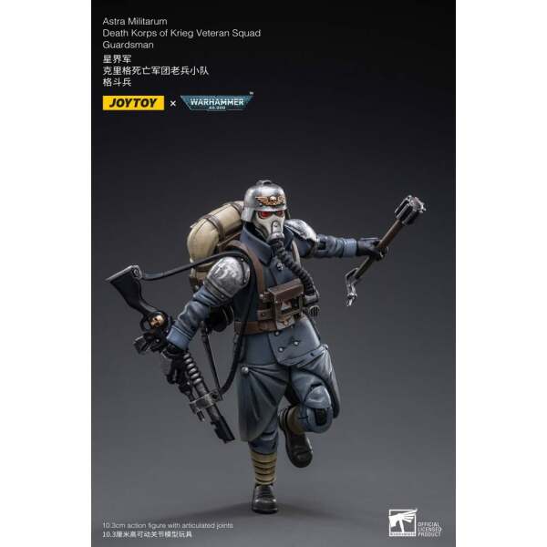 Warhammer 40k Figura 1/18 Astra MilitarumDeath Korps of Krieg Veteran Squad Guardsman 11 cm