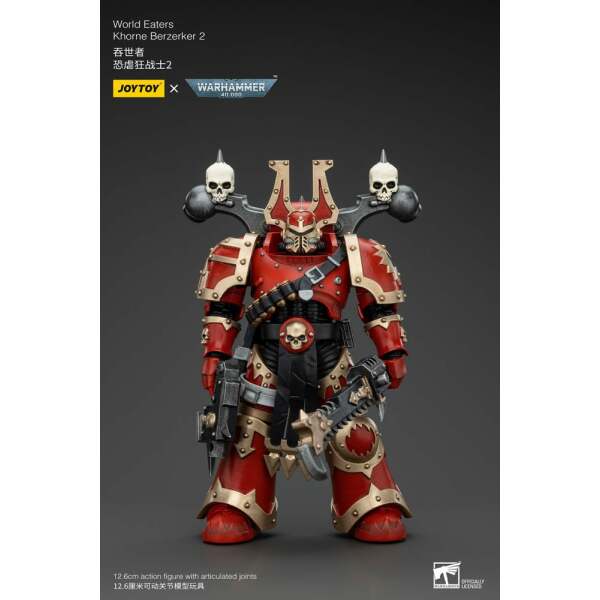 Warhammer 40k Figura 1/18 World Eaters Khorne Berzerker 2 13 cm