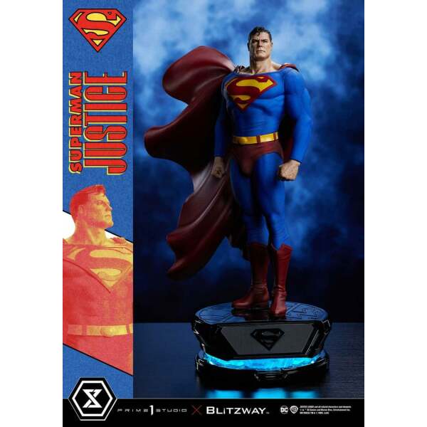 DC Comics Estatua Premium Masterline Series 1/4 Superman Justice Comics 57 cm