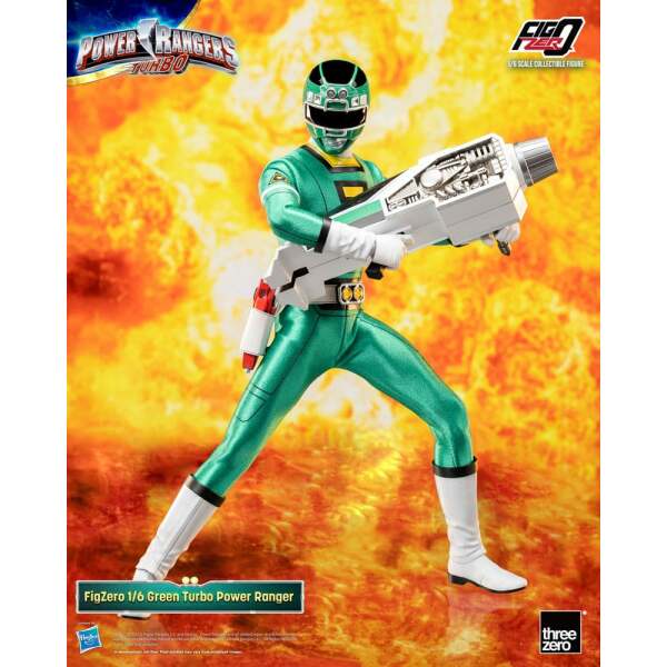 Power Rangers Turbo Figura FigZero 1/6 Green Turbo Power Ranger 30 cm