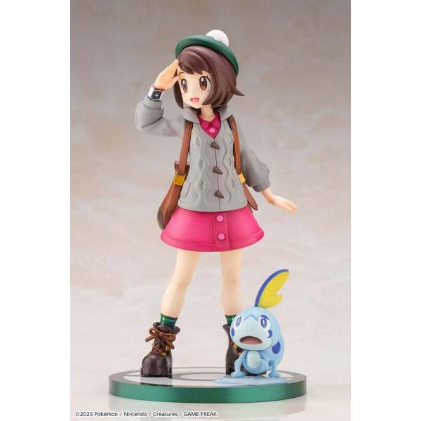 Pokémon Estatua ARTFXJ PVC 1/8 Gloria & Sobble 21 cm