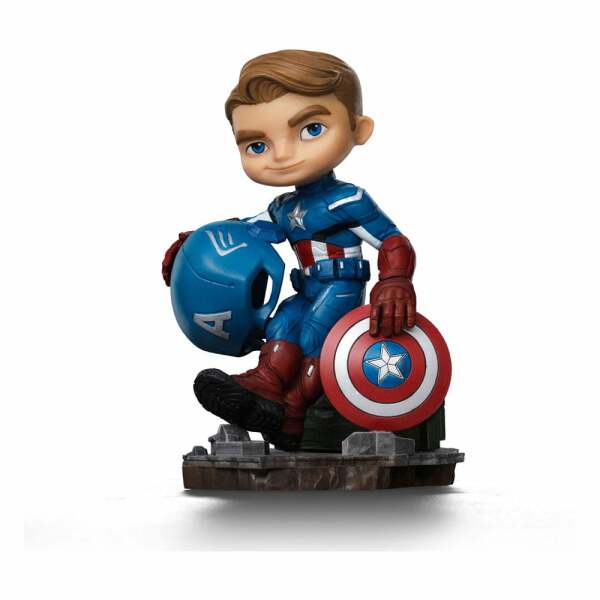 Avengers Infinity Saga Minifigura Mini Co. PVC Captain America 14 cm