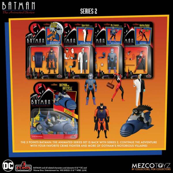 Batman: The Animated Series 2 Figuras 5 Points Deluxe Box Set 9 cm