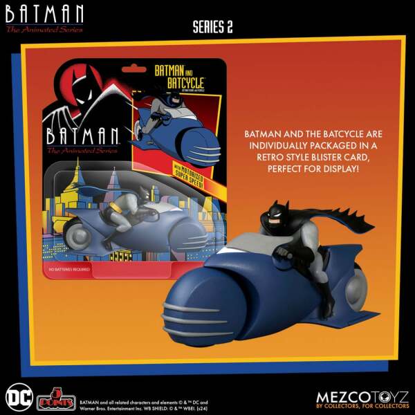 Batman the Animated Series 2 Figura 5 Points Batman & Batcycle 10 cm