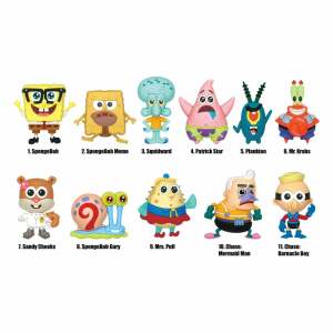 Bob Esponja Colgantes PVC 3D Classic Series 3 Expositor (24)