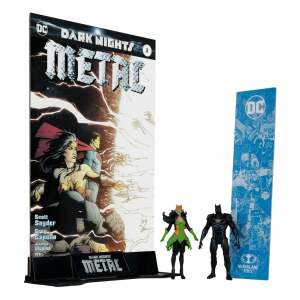 DC Direct Page Punchers Pack de 2 Figuras Batman of Earth-44 & Batman of Earth-11 (Dark Nights: Metal) 8 cm