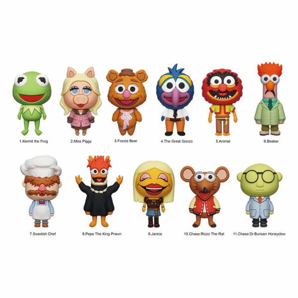 Disney Colgantes PVC 3D Muppet Series 48 Expositor (24)