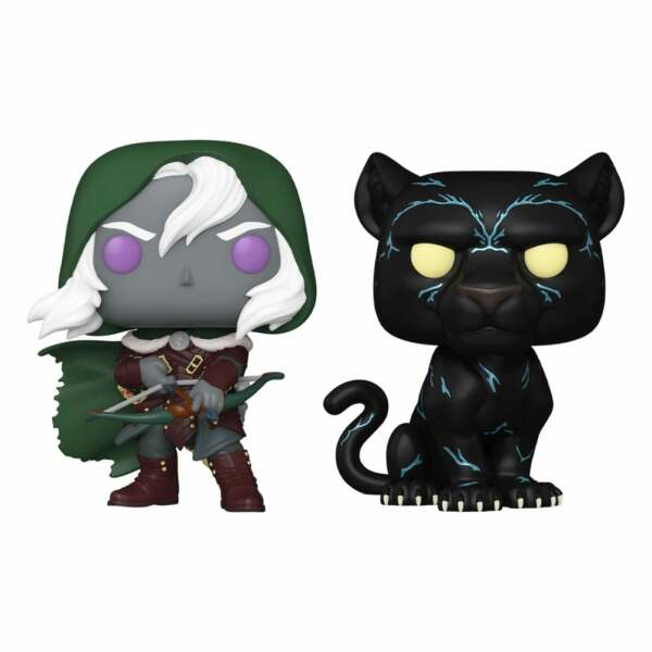 Dungeons & Dragons Pack de 2 POP! Movies Vinyl Figuras Drizzt & Guenhwyvar 9 cm