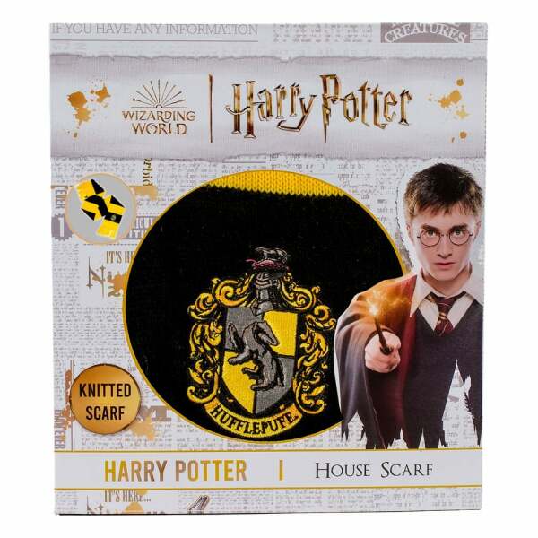 Harry Potter Bufanda Hufflepuff Bold Stripes (Boxed) 160 cm