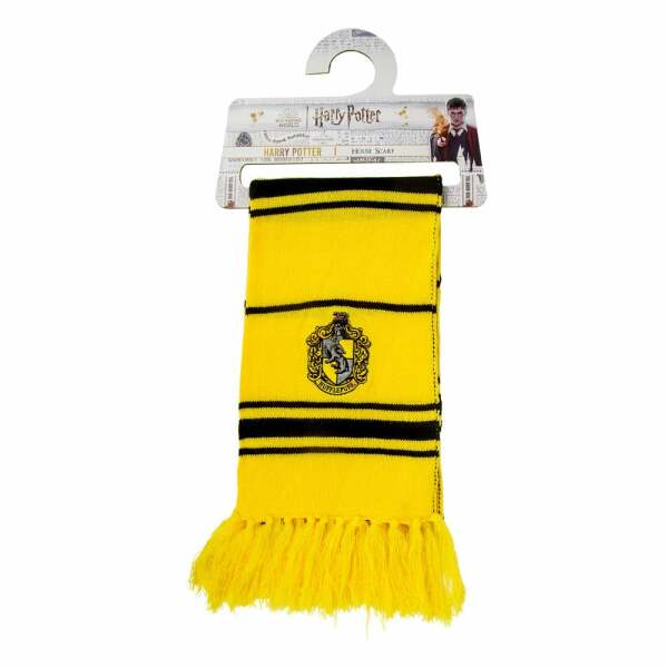 Harry Potter Bufanda Hufflepuff Thin Stripes (Hanger) 160 cm