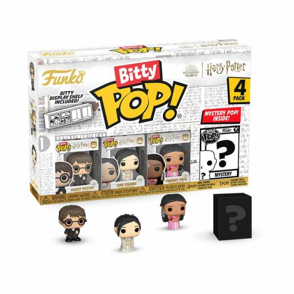 Harry Potter y el cáliz de fuego Pack de 4 Figuras Bitty POP! Vinyl Harry 2,5 cm