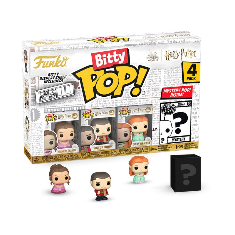 Harry Potter y el cáliz de fuego Pack de 4 Figuras Bitty POP! Vinyl Hermione 2,5 cm