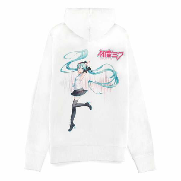 Hatsune Miku Sudadera capucha White talla L