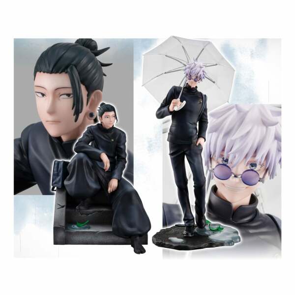 Jujutsu Kaisen Pack de 2 Estatuas Gals PVC Suguru Geto & Satoru Gojo Kosen Ver. (with gift)