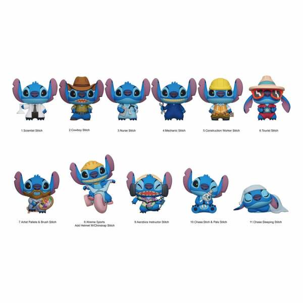 Lilo & Stitch Colgantes PVC 3D Series 6 Expositor (24)