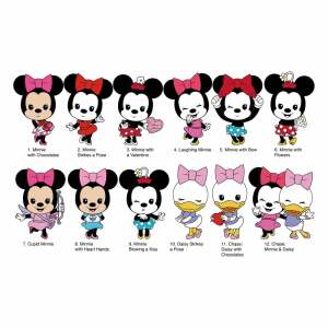 Minnie Mouse Colgantes PVC 3D Series 1 Expositor (24)