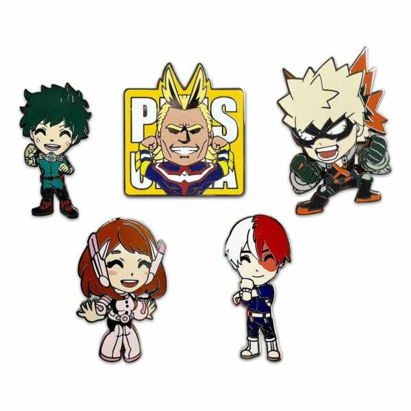 My Hero Academia Chapas esmaltadas Set 5 cm (6)