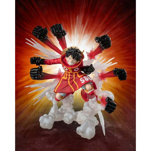 One Piece Figuarts ZERO Extra Battle Estatua PVC Monkey D. Luffy -Gum Gum Hawk Gatling- 19 cm