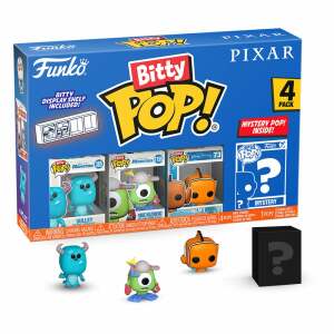 Pixar Pack de 4 Figuras Bitty POP! Vinyl Monsters Inc. 2,5 cm