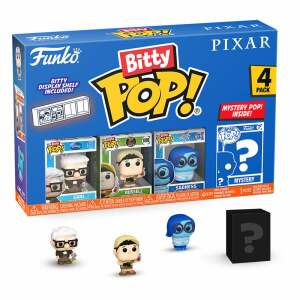 Pixar Pack de 4 Figuras Bitty POP! Vinyl Up 2,5 cm