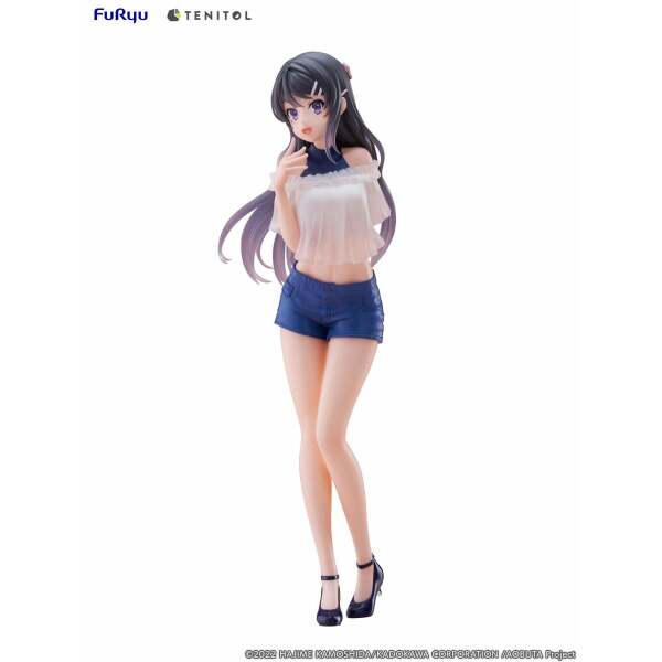 Rascal Does Not Dream of Bunny Girl Senpai Estatua PVC Tenitol Mai Sakurajima 31 cm